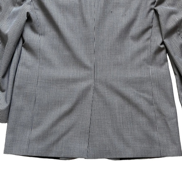 Stafford Men’s Houndstooth Suit Blazer Jacket Size 40R Two Button Suiting - Picture 6 of 12